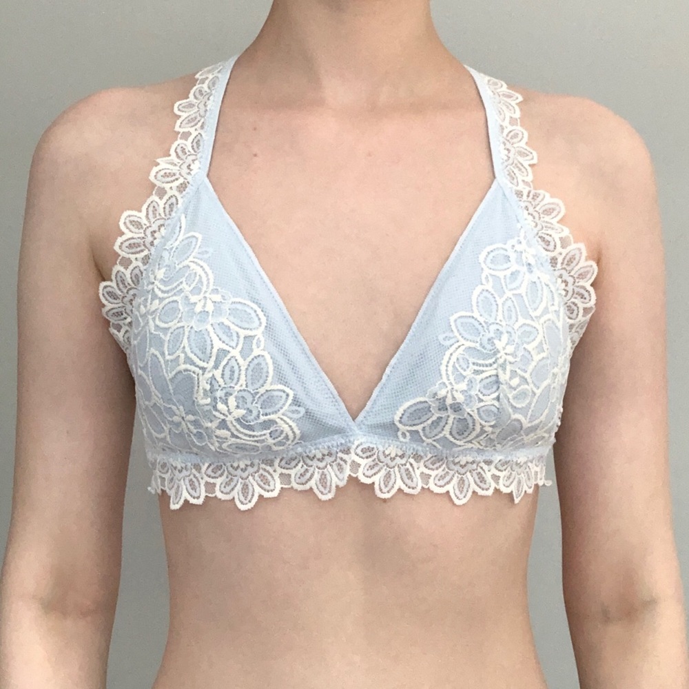 Aerie Blue Lace Bralette